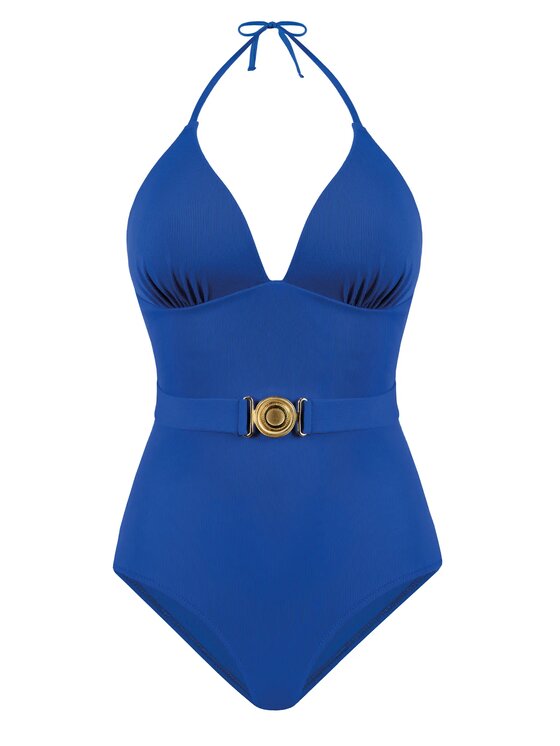 Miss Lou Miss Lou Costume da bagno ML034 Blu