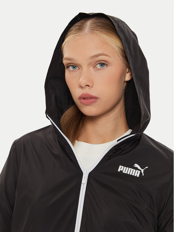 Puma Puma Neperpučiama striukė Ess Solid 847494 Juoda Regular Fit