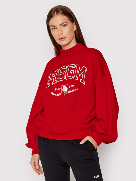 MSGM Jopa 3141MDM73 217799 Rdeča Relaxed Fit