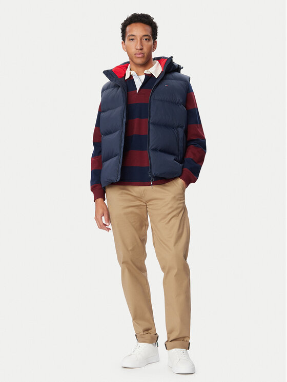 Tommy Jeans Tommy Jeans Kamizelka Essential DM0DM20465 Granatowy Regular Fit