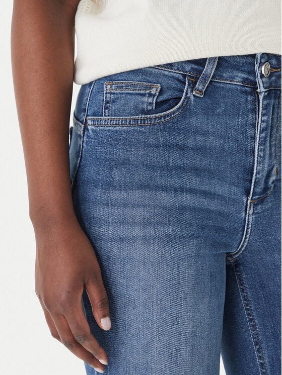 Liu Jo Liu Jo Jeans hlače UA6013 D0305 Mornarsko modra Slim Fit