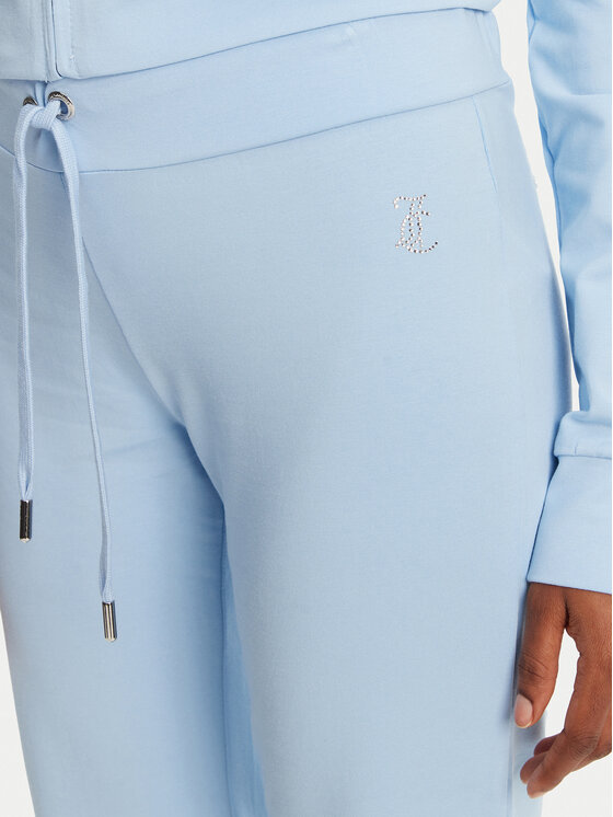 Juicy Couture Juicy Couture Donji dio trenerke Apollo JCWBJ125311 Svijetloplava Flared Leg