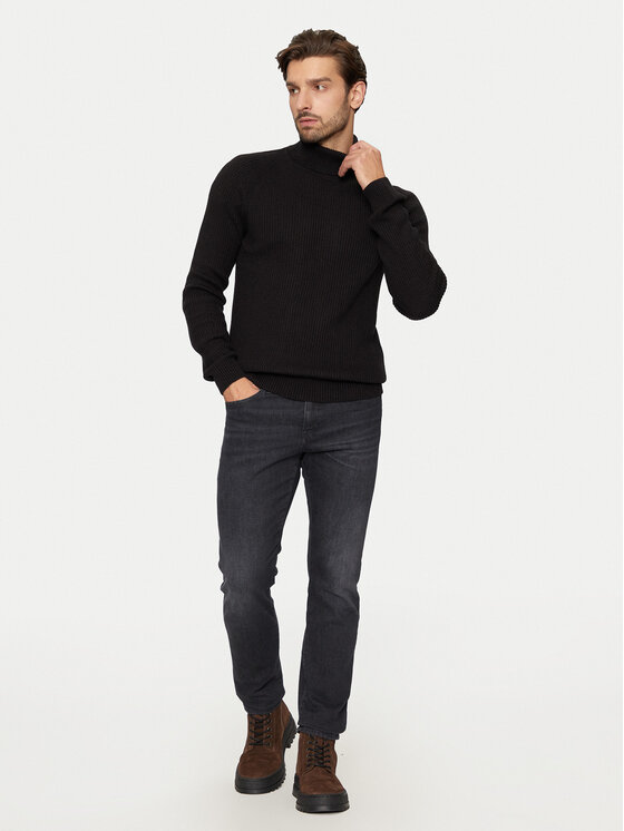 Jack & Jones Jack & Jones Golf Pannel 12258472 Czarny Regular Fit