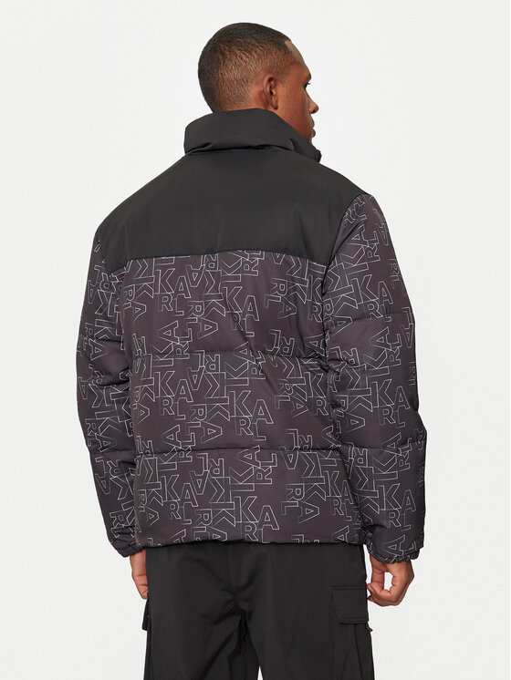 KARL LAGERFELD KARL LAGERFELD Pūkinė striukė 505011 544528 Pilka Regular Fit