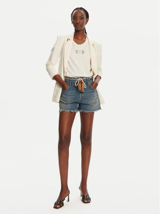 Liu Jo Liu Jo Pantaloncini di jeans UA5152 D0244 Blu Regular Fit