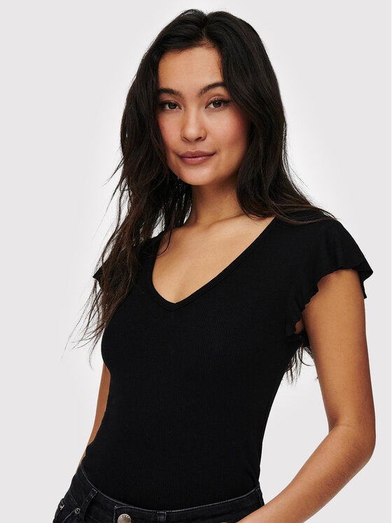 ONLY ONLY Блуза Belia 15227187 Черен Regular Fit