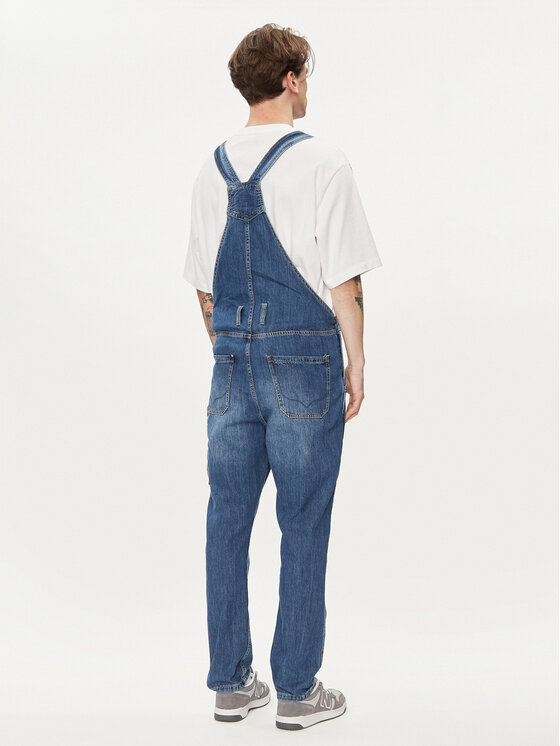 Pepe Jeans Pepe Jeans Salopetă Dougie Utility PM230077 Albastru Loose Fit