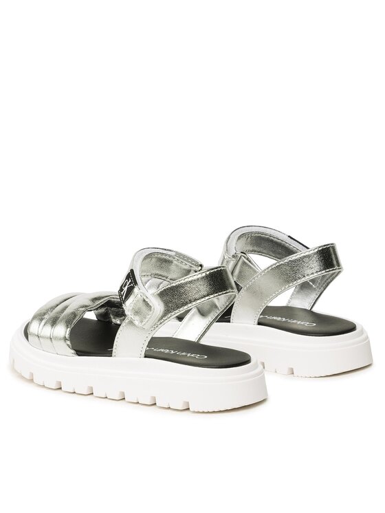 Calvin Klein Jeans Calvin Klein Jeans Sandali Velcro Sandal V4A2-80511-0243 Argento
