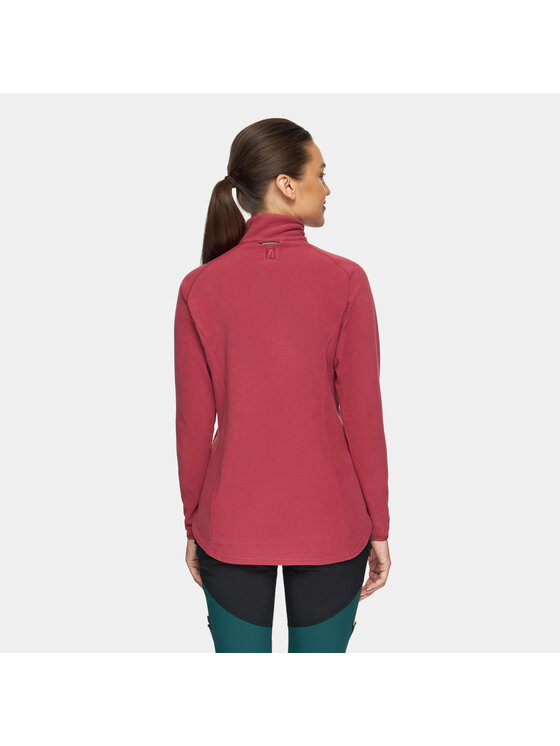 Alpinus Alpinus Polar Lucania 1/3 zipper Różowy Regular Fit