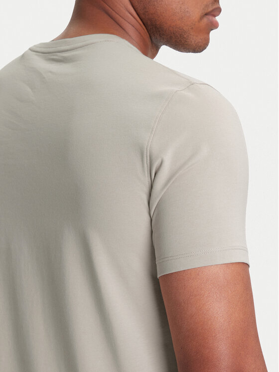 Guess Guess T-särk M4GI70 KC9X0 Beež Slim Fit