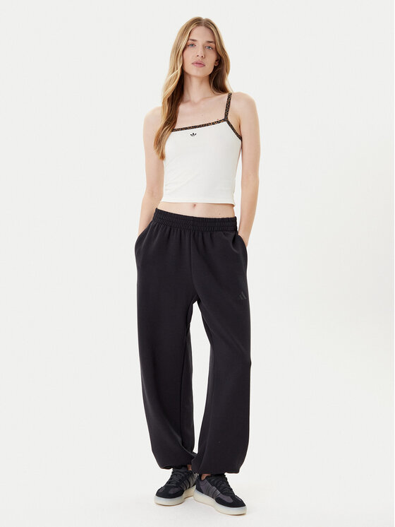 adidas adidas Top Leopard JW7309 Biały Slim Fit
