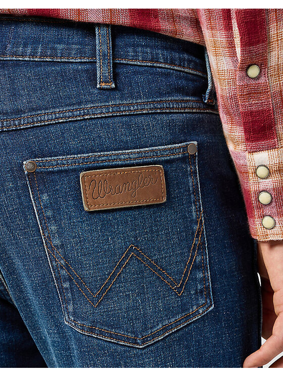 Wrangler Wrangler Jeansy LARSTON Niebieski Slim Fit