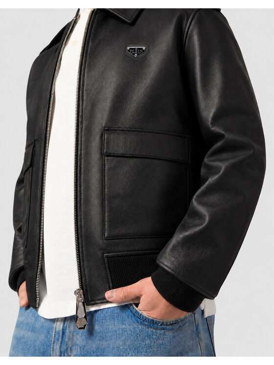 PHILIPP PLEIN PHILIPP PLEIN Kurtka puchowa 31477 Czarny Regular Fit