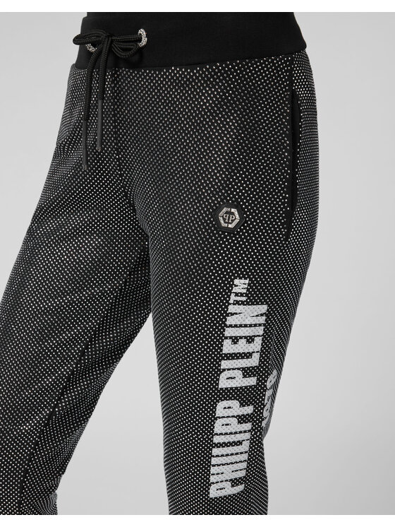 PHILIPP PLEIN PHILIPP PLEIN Teplákové nohavice 21863 Čierna