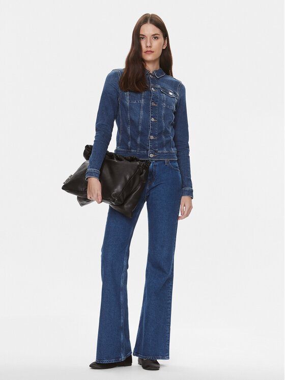 Tommy Jeans Tommy Jeans Traperice Sophie DW0DW17183 Plava Flare Fit