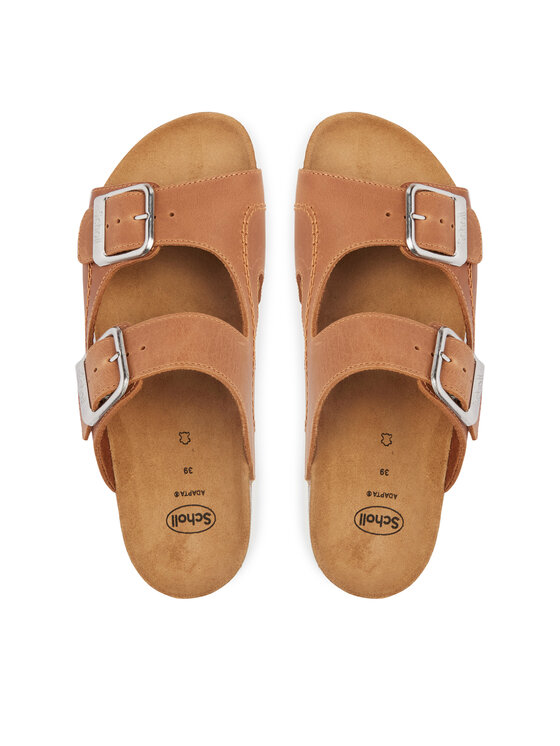 Scholl Scholl Шльопанці Moldava Wedge Ad MF23008 Коричневий