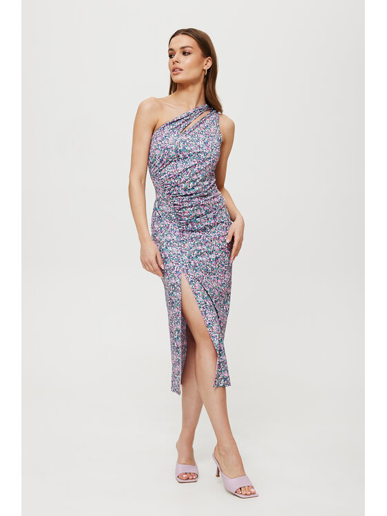 Makover Makover Letní šaty K194 Modrá Long Fit