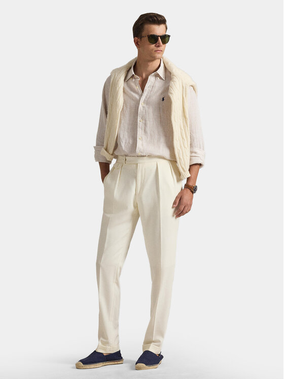 Polo Ralph Lauren Polo Ralph Lauren Särk 710B15594006 Beež Regular Fit