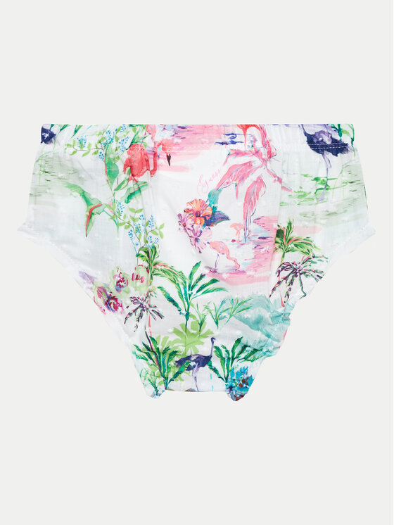 Guess Guess Φόρεμα καθημερινό A4GK14 WG5N0 Λευκό Regular Fit