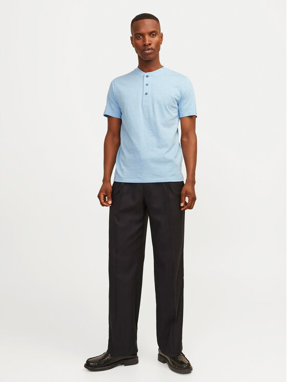 Jack & Jones Jack & Jones T-Shirt Jprblunixs 12257965 Niebieski Slim Fit