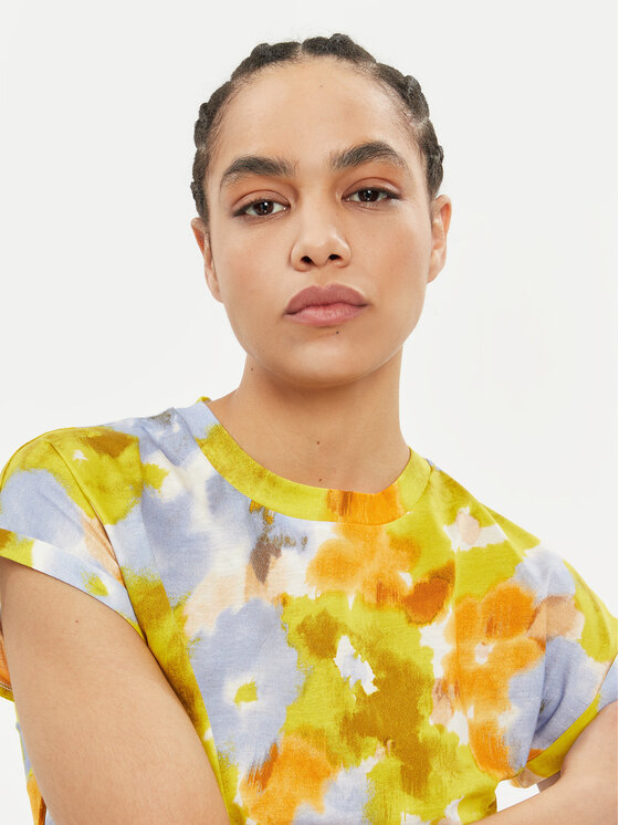 Marella Marella T-Shirt Zum 2413941022 Kolorowy Regular Fit