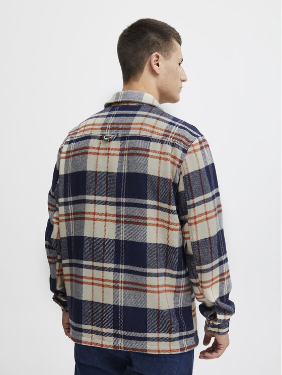 Blend Blend Сорочка 20715931 Cиній Regular Fit