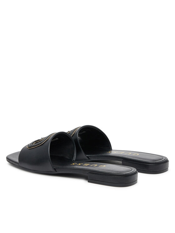 Guess Guess Şlapi FLJTAR LEA19 Negru