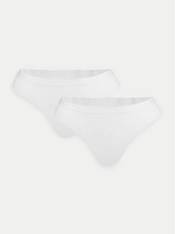 4F 4F Set di 2 perizomi 4FWMM00UPTSF026 Bianco