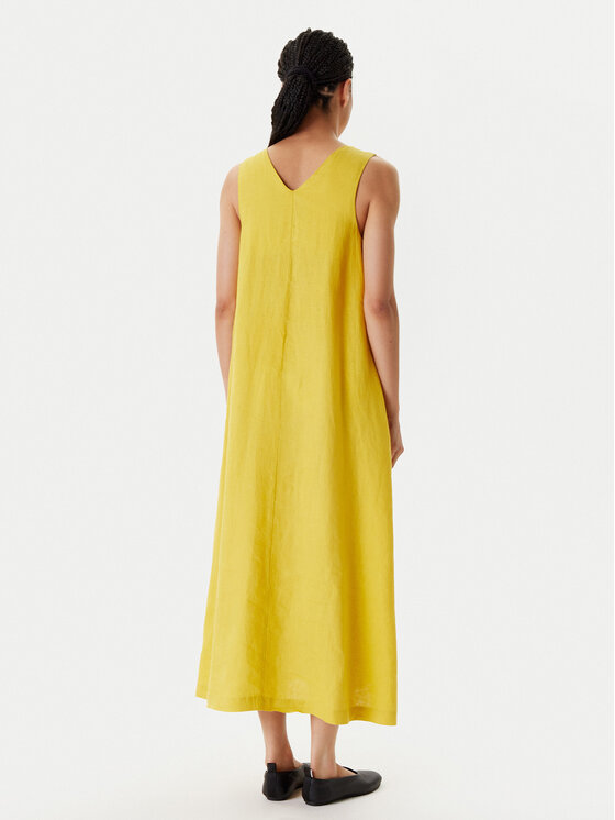United Colors Of Benetton United Colors Of Benetton Sommerkleid 4AGHDV07C Gelb Relaxed Fit
