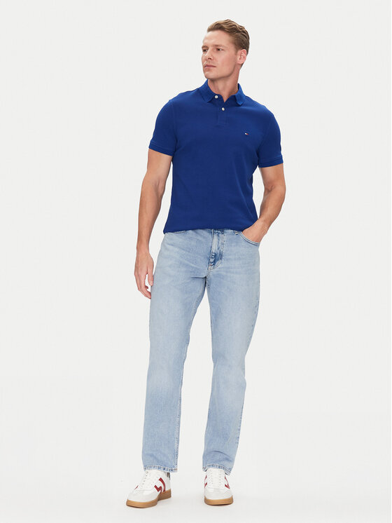 Tommy Hilfiger Tommy Hilfiger Tricou polo 1985 MW0MW17770 Albastru Regular Fit