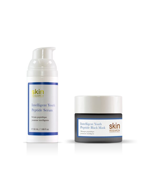 Maska do twarzy Skin Research, Młodzieńczy peptyd inteligentny - serum i maska