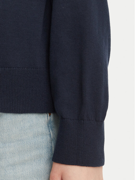 Tommy Jeans Tommy Jeans Rolák Essetnial DW0DW23361 Tmavomodrá Relaxed Fit