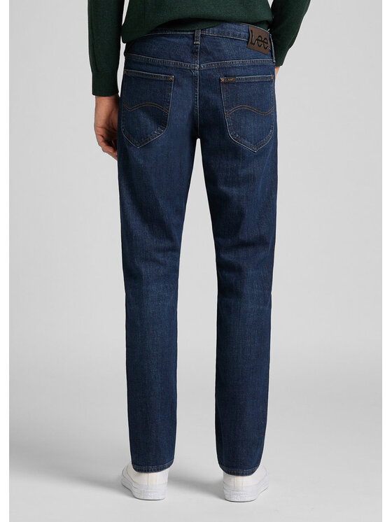 Lee Lee Jeansy DAREN ZIP FLY Niebieski Straight Fit