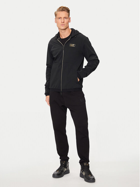 EA7 Emporio Armani EA7 Emporio Armani Mikina 7M000035 AF10343 UC001 Čierna Regular Fit
