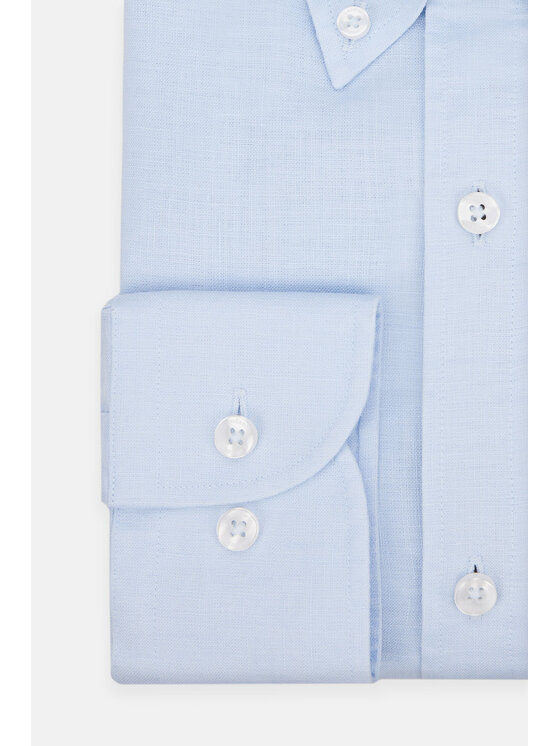 Lancerto Lancerto Koszula Adel KO073123000026 Błękitny Slim Fit