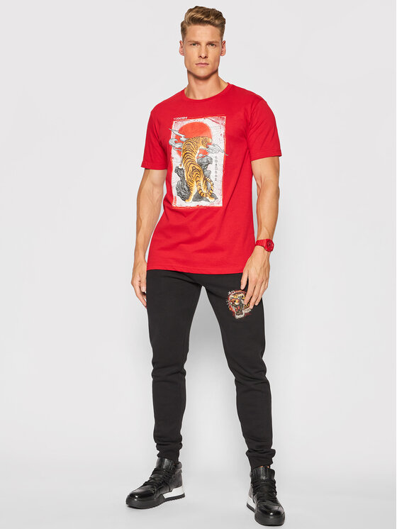 T-shirt Tiger Rosso Regular Fit
