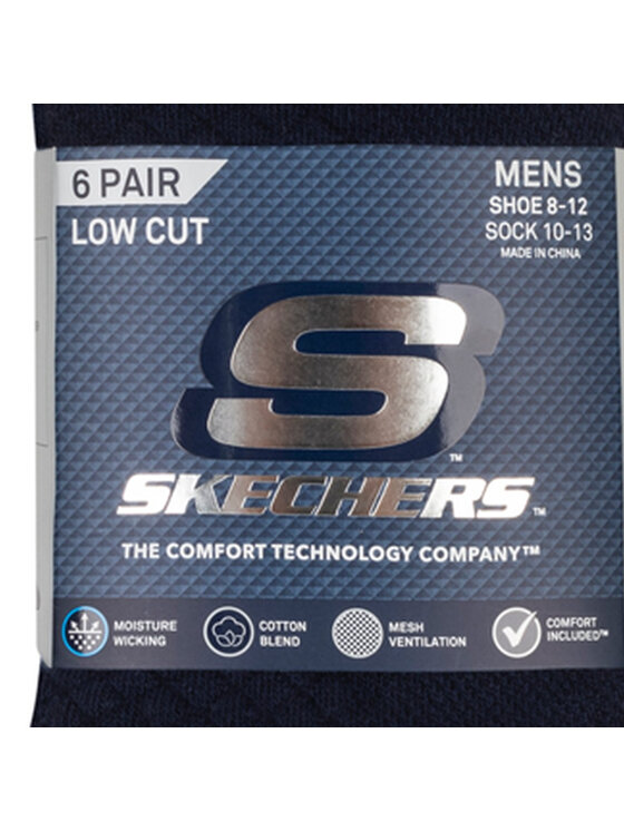 Skechers Skechers Skarpety krótkie S601841-NVY Kolorowy