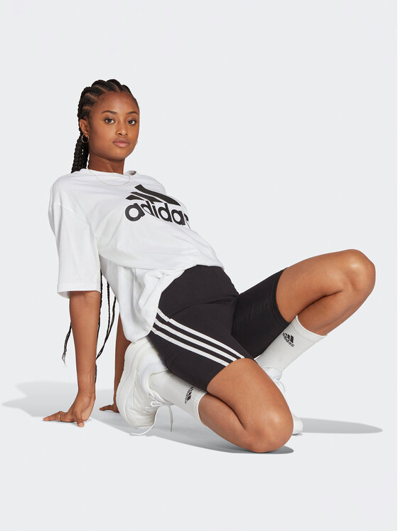 adidas adidas Спортивні шорти Future Icons 3-Stripes Bike Shorts HT4718 Чорний Slim Fit