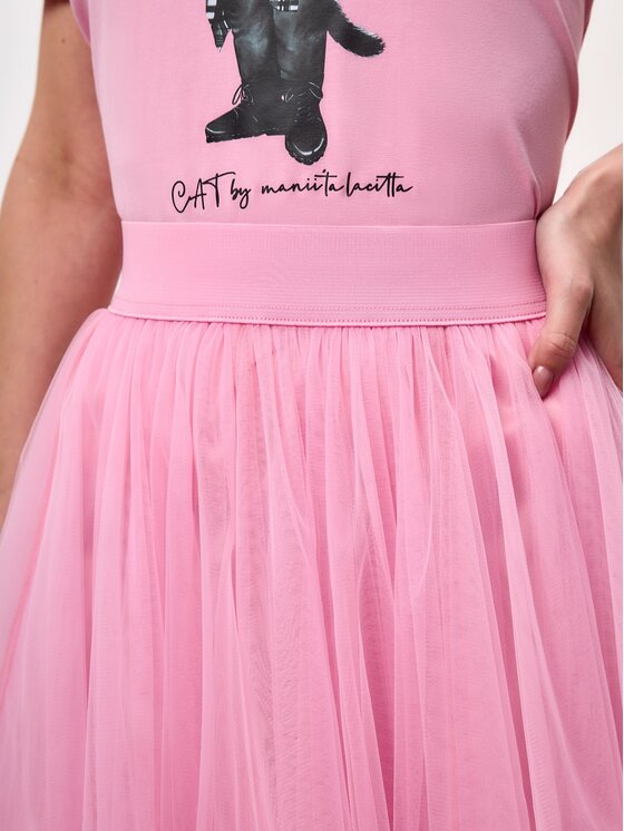 CAT by maniita lacitta CAT by maniita lacitta Spódnica midi Women's skirt Princess Różowy Regular Fit