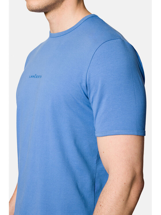 Lancerto Lancerto T-Shirt Steph TS073123000004 Niebieski Regular Fit