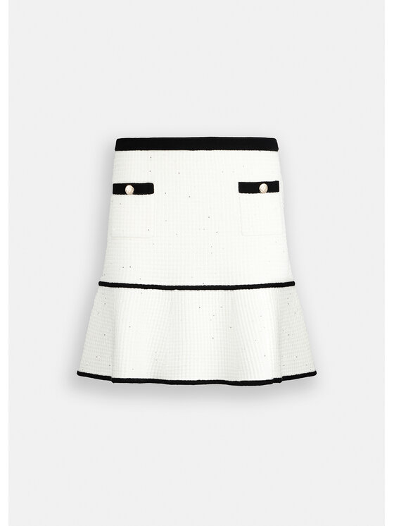 Liu Jo Liu Jo Minigonna CF5133MS18F03A21 Bianco Regular Fit