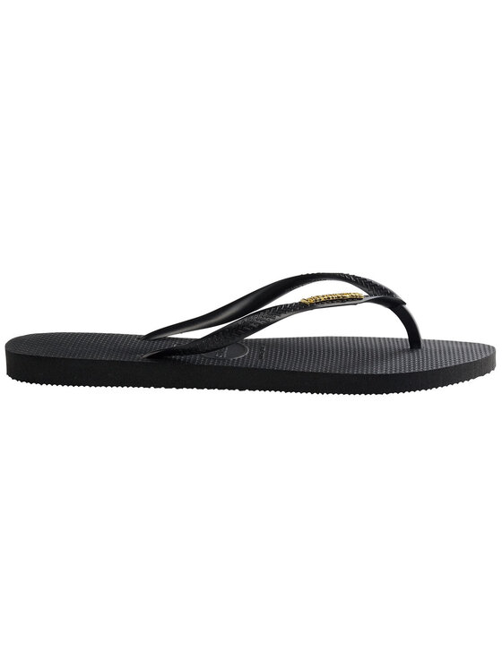Havaianas Havaianas Σαγιονάρες HAVAIANAS Infradito Donna Hav. Slim Logo Metallic 4119875.1924 Nero Μαύρο