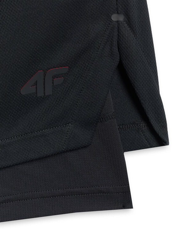 4F 4F Szorty sportowe TRAINING CLUB Czarny Regular Fit