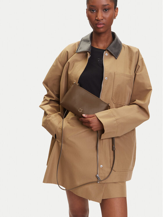 PINKO PINKO Дамска чанта Flat Horizontal Mini PE 25 PCPL 104277 A0F1 Каки