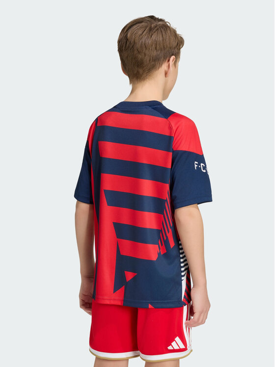 adidas adidas Koszulka techniczna 168862 Niebieski jasny Regular Fit