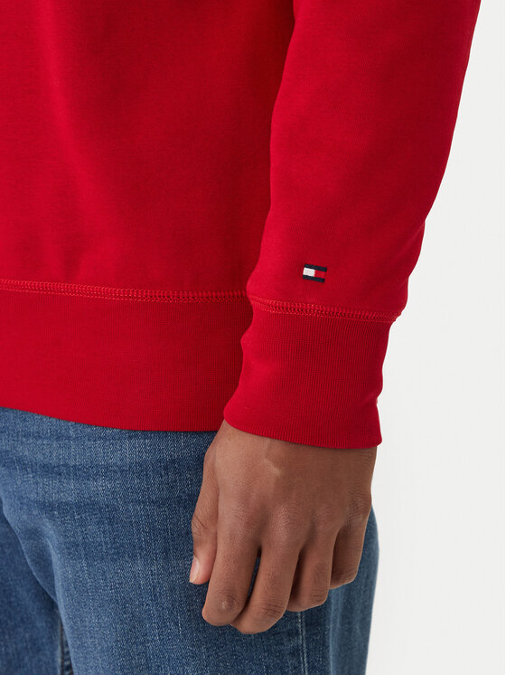 Tommy Hilfiger Tommy Hilfiger Bluza Logo MW0MW11596 Czerwony Regular Fit