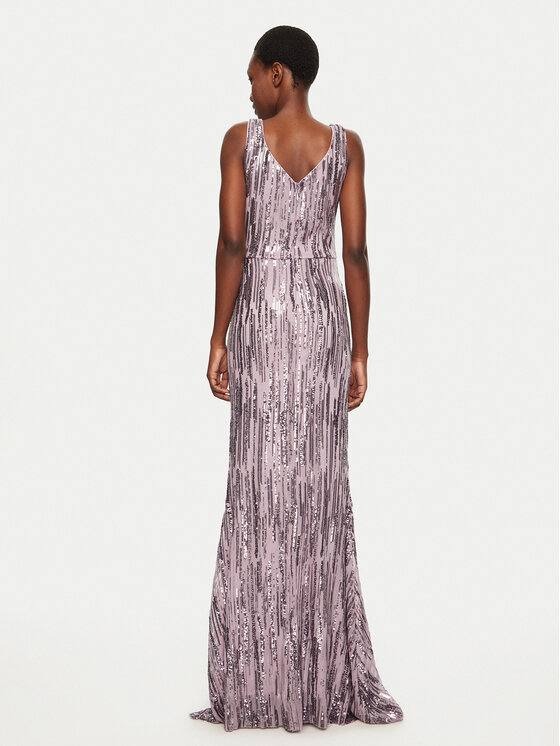 Fracomina Fracomina Abendkleid FQ24WD3014W53601 Violett Slim Fit