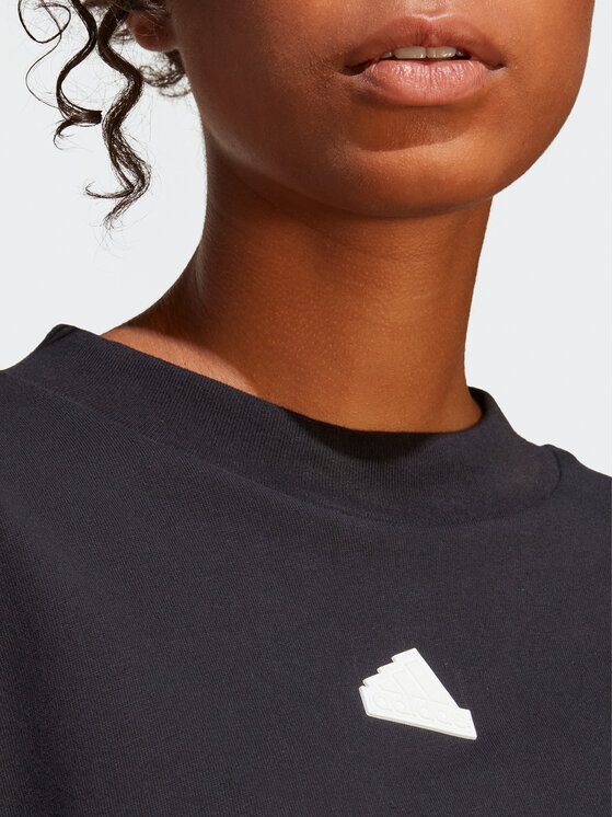 adidas adidas Majica Future Icons 3-Stripes T-Shirt HT4695 Črna Loose Fit