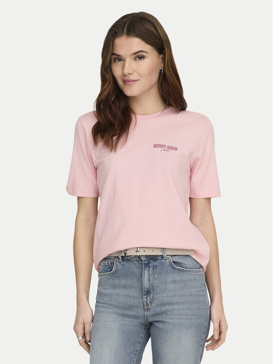 ONLY ONLY T-särk Lucy 15367829 Punane Regular Fit