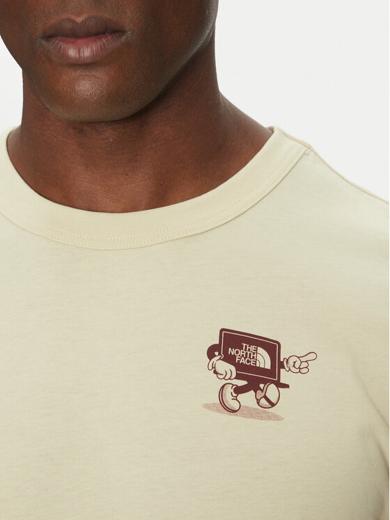 The North Face The North Face T-Shirt NF0A8C303X41 Beige Relaxed Fit
